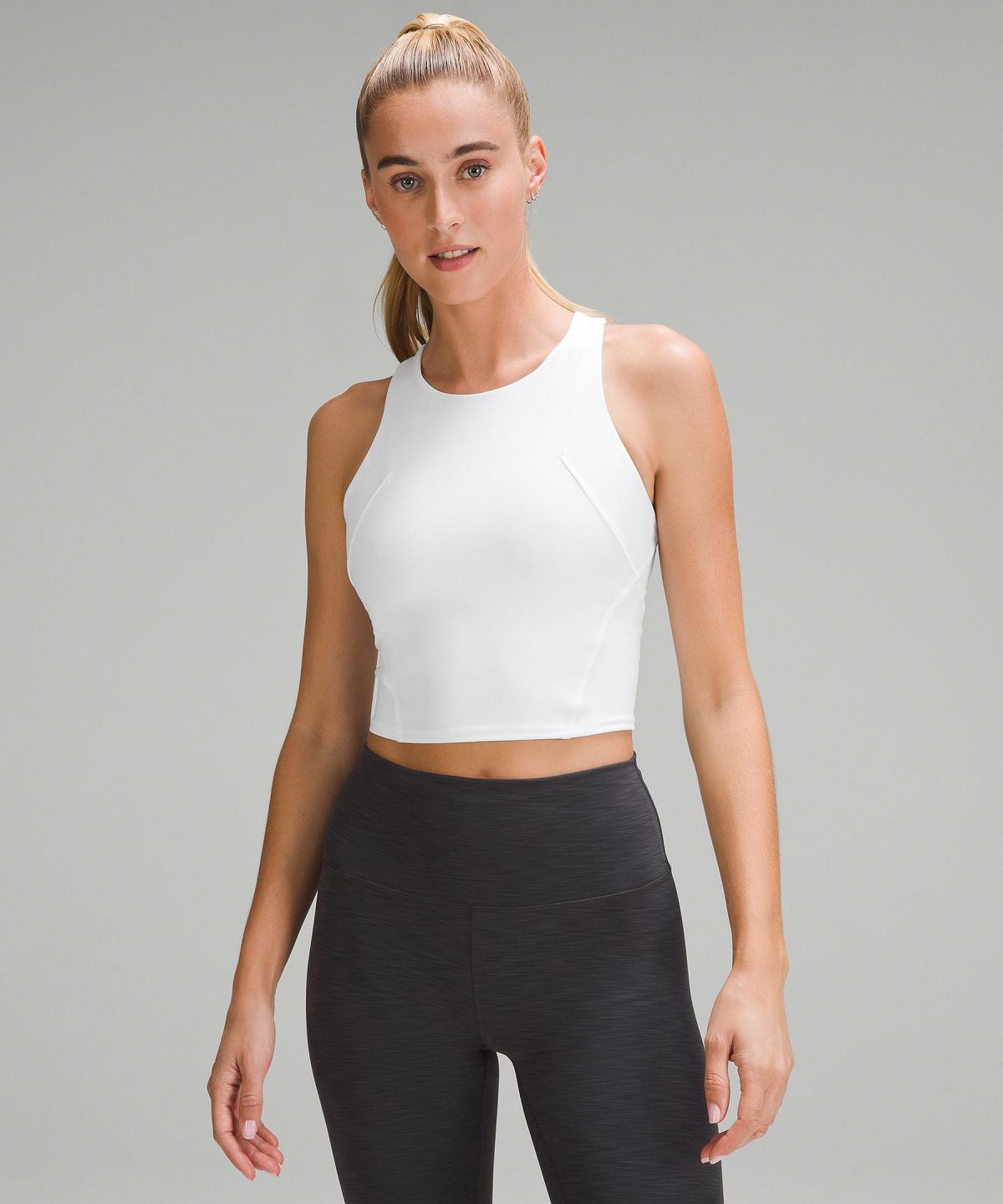 Camicie Donna Lululemon Wunder Train Racerback Bianche | IT_LuLu83473