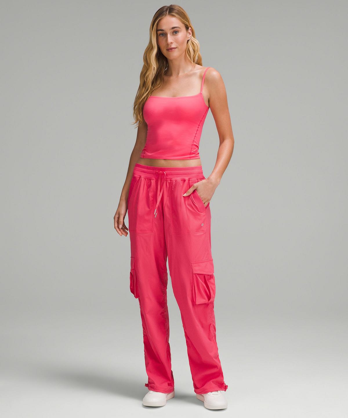 Camicie Donna Lululemon Wundermost Ultra-Soft Nulu Spaghetti-Strap Cami Rosa | IT_LuLu10734