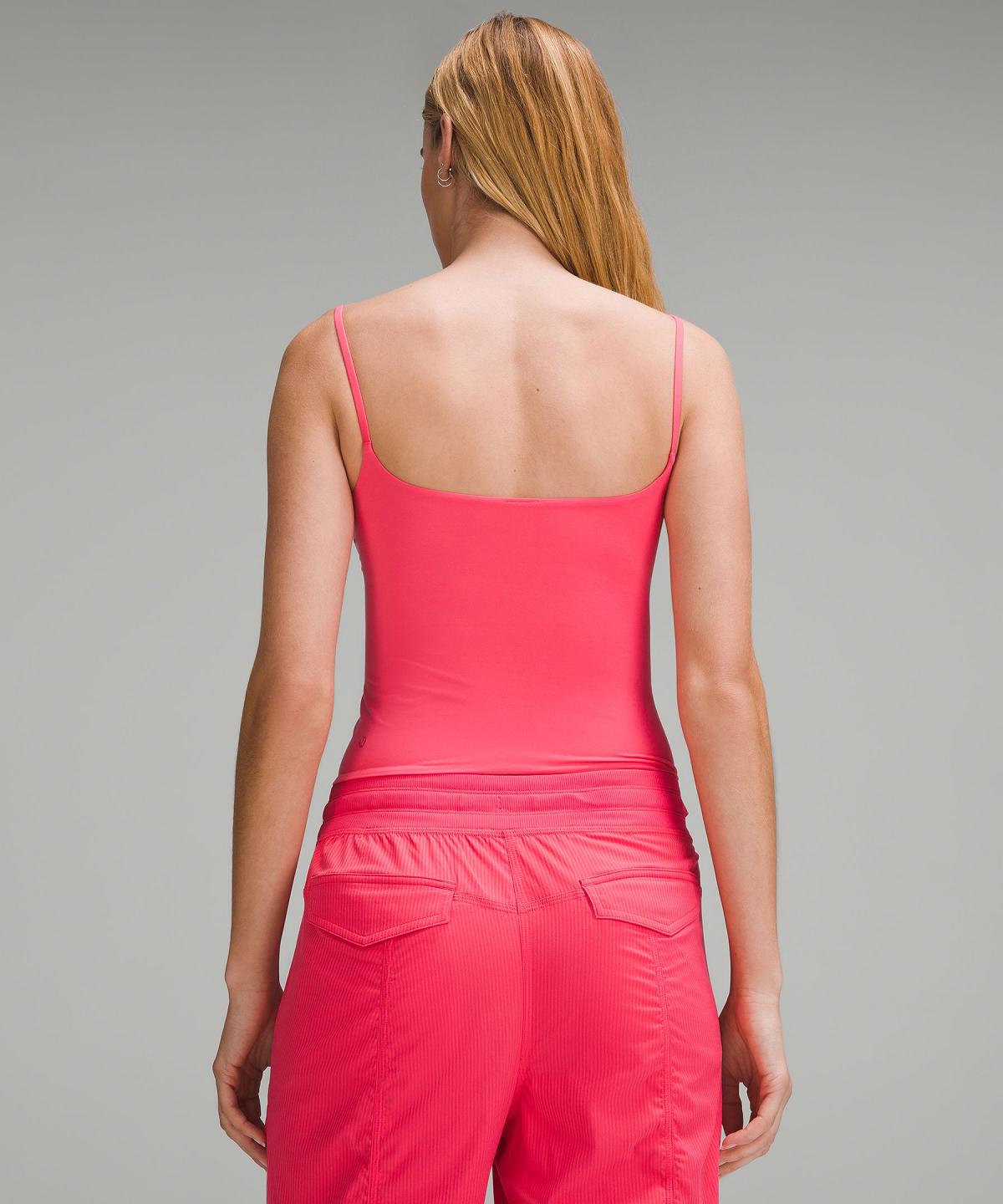 Camicie Donna Lululemon Wundermost Ultra-Soft Nulu Spaghetti-Strap Cami Rosa | IT_LuLu10734