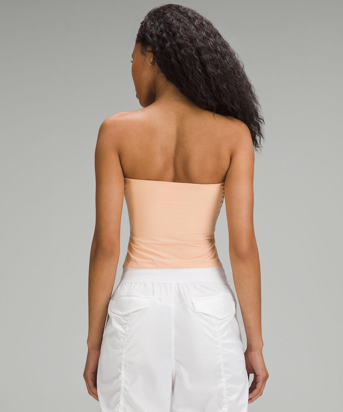 Camicie Donna Lululemon Wundermost Ultra-Soft Nulu Tube Top Corallo | IT_LuLu20788