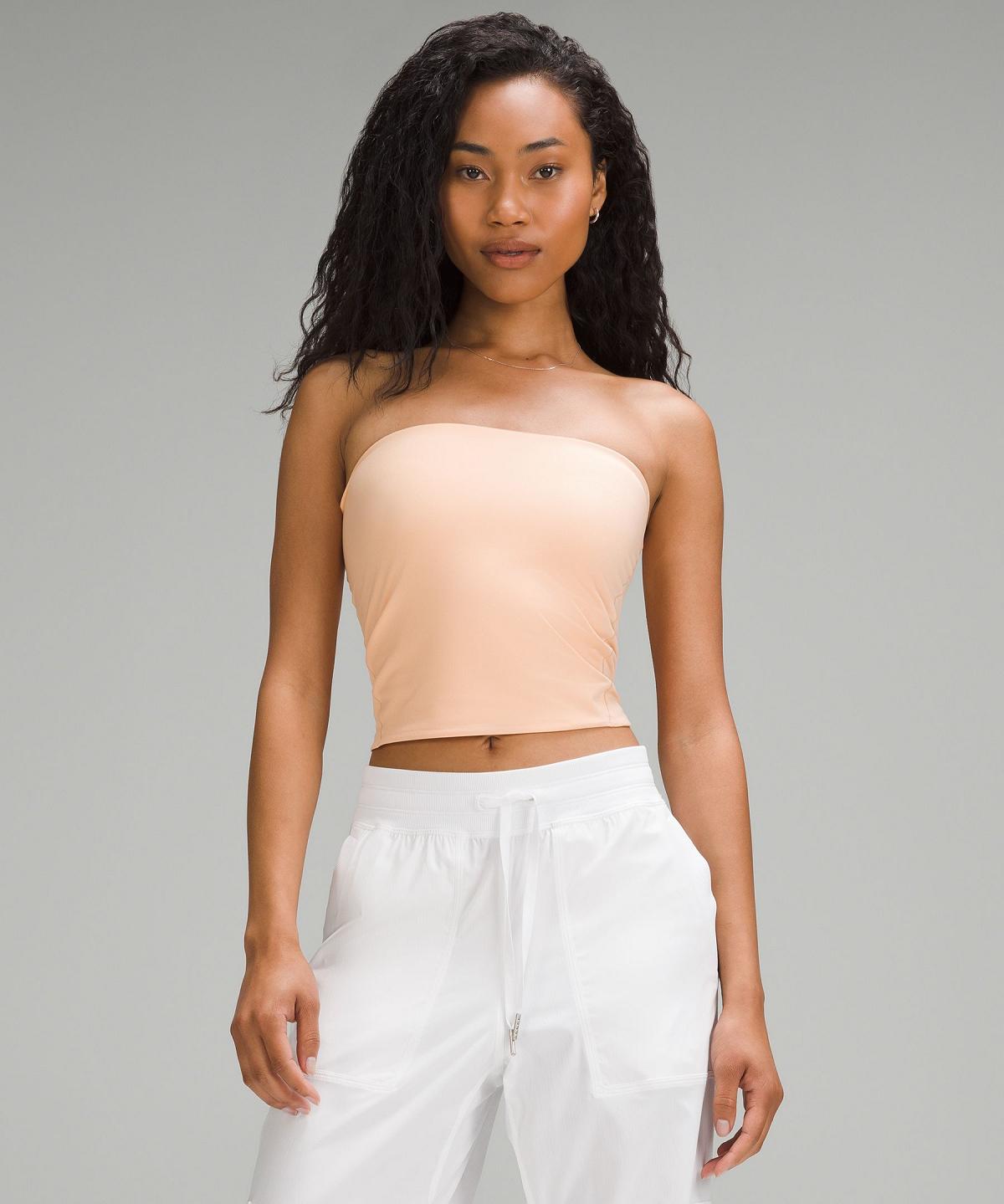 Camicie Donna Lululemon Wundermost Ultra-Soft Nulu Tube Top Corallo | IT_LuLu20788