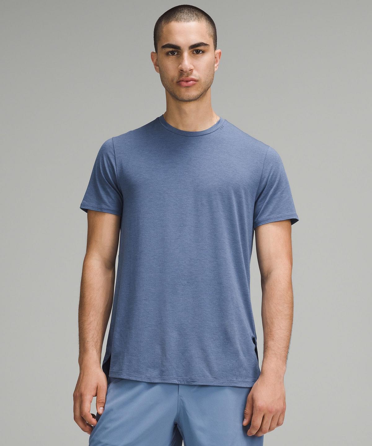 Camicie Uomo Lululemon Balancer Short-Sleeve Blu | IT_LuLu59629