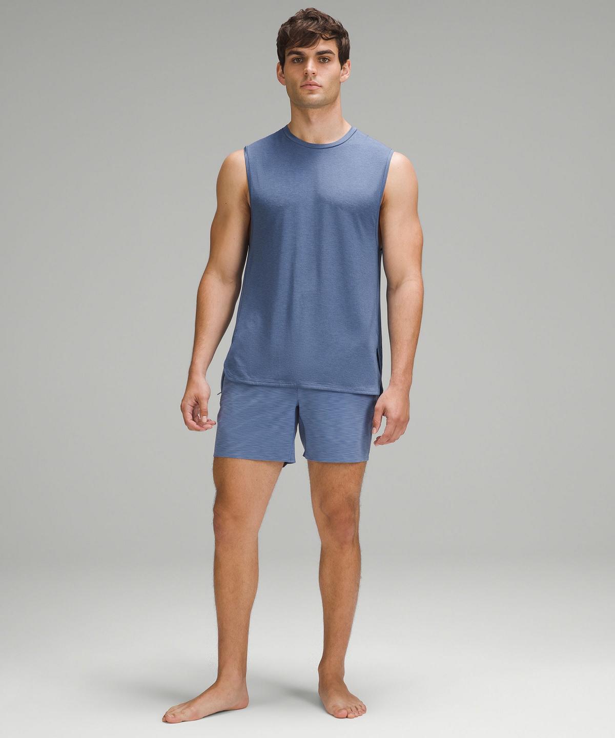 Camicie Uomo Lululemon Balancer Tank Top Blu | IT_LuLu45244