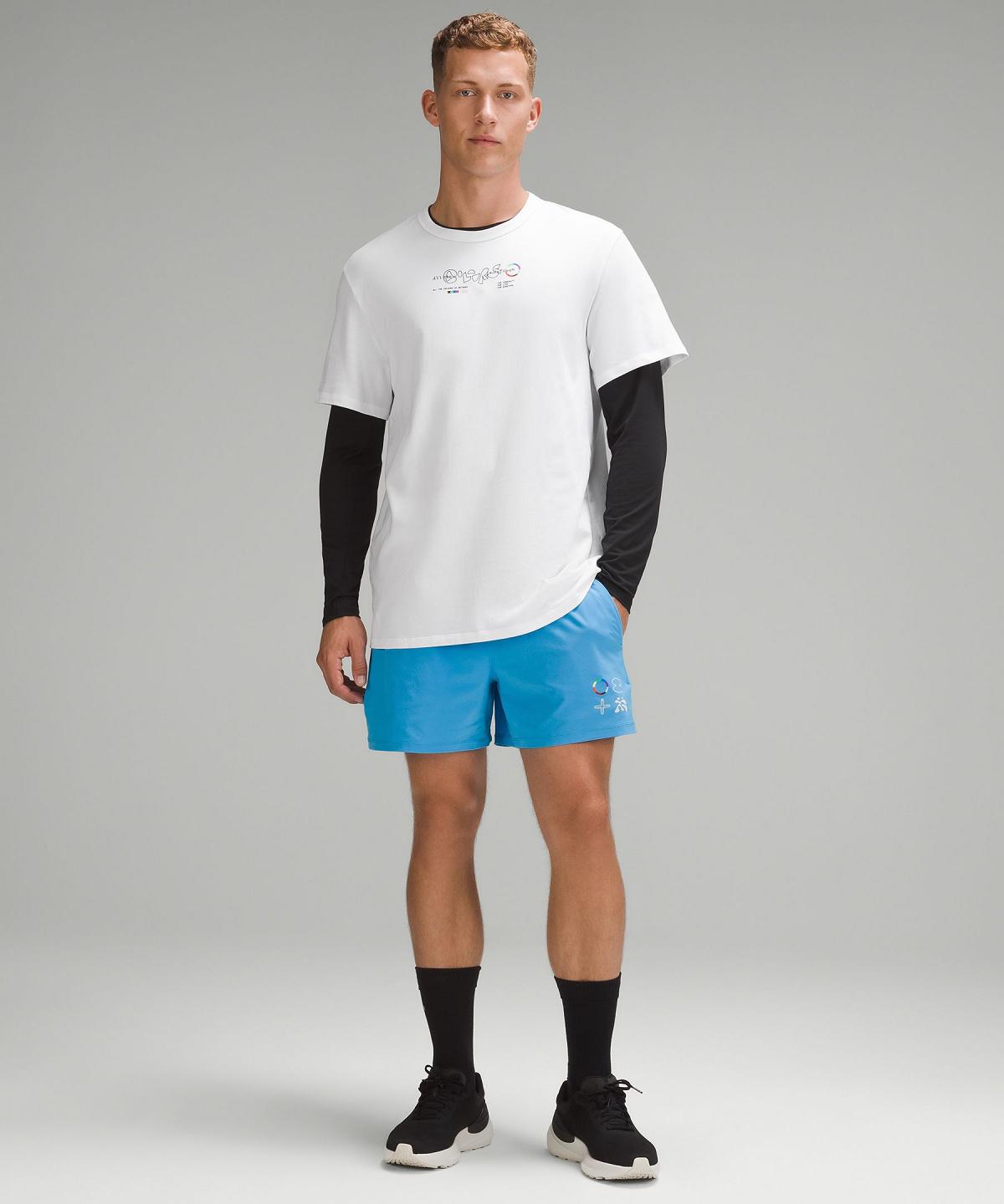 Camicie Uomo Lululemon Cotton Jersey T-Shirt Bianche | IT_LuLu78796