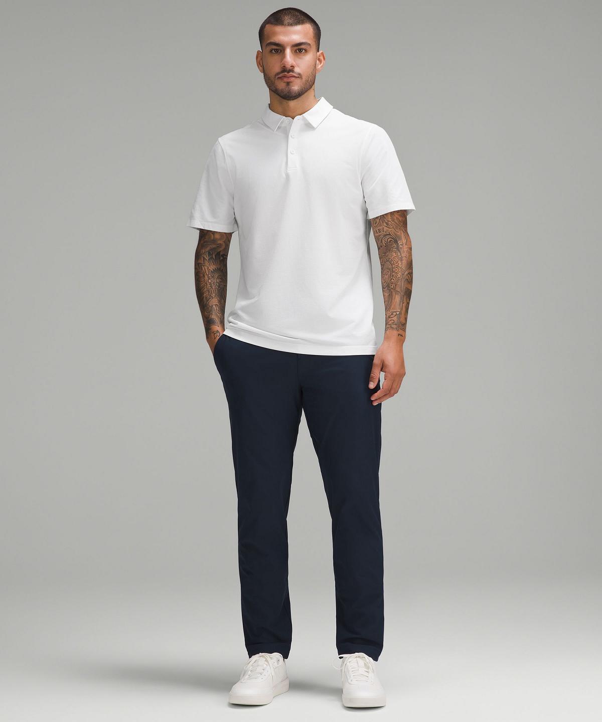 Camicie Uomo Lululemon Evolution Short-Sleeve Polo Bianche | IT_LuLu41363