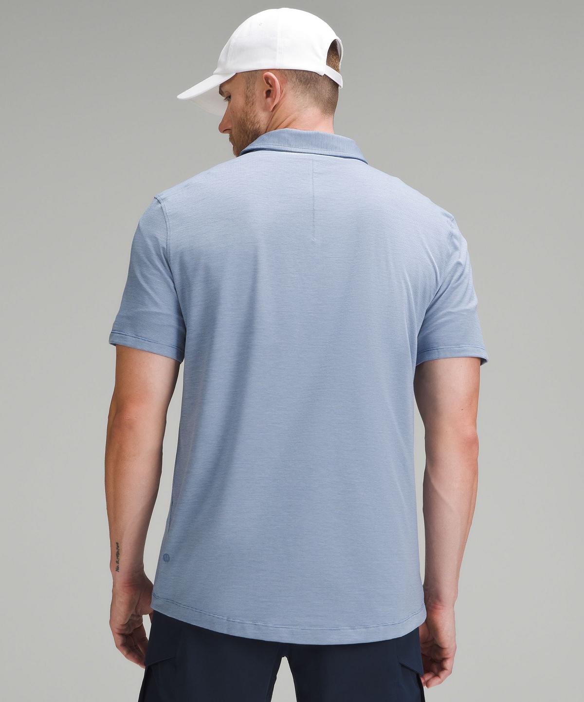 Camicie Uomo Lululemon Evolution Short-Sleeve Polo Blu | IT_LuLu60063