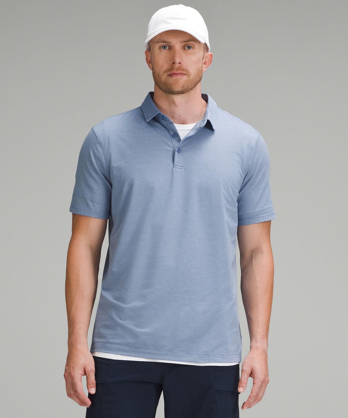 Camicie Uomo Lululemon Evolution Short-Sleeve Polo Blu | IT_LuLu60063