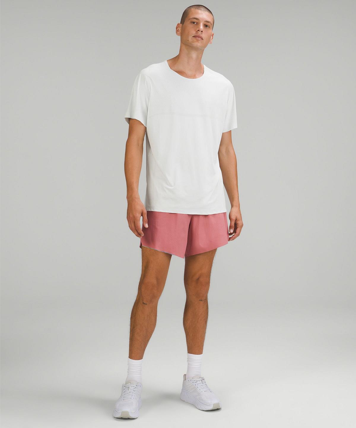 Camicie Uomo Lululemon Fast and Free Short-Sleeve Bianche | IT_LuLu32452