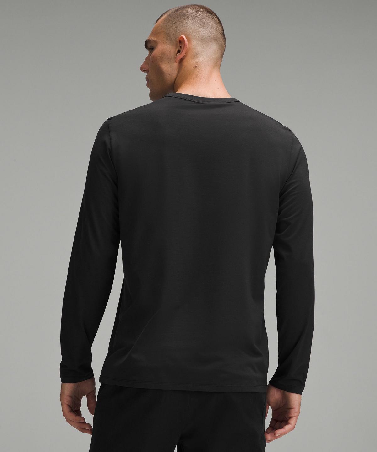 Camicie Uomo Lululemon Fundamental Long-Sleeve Nere | IT_LuLu37657