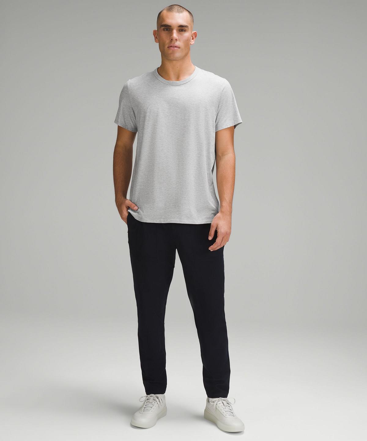 Camicie Uomo Lululemon Fundamental T-Shirt Argento | IT_LuLu53676