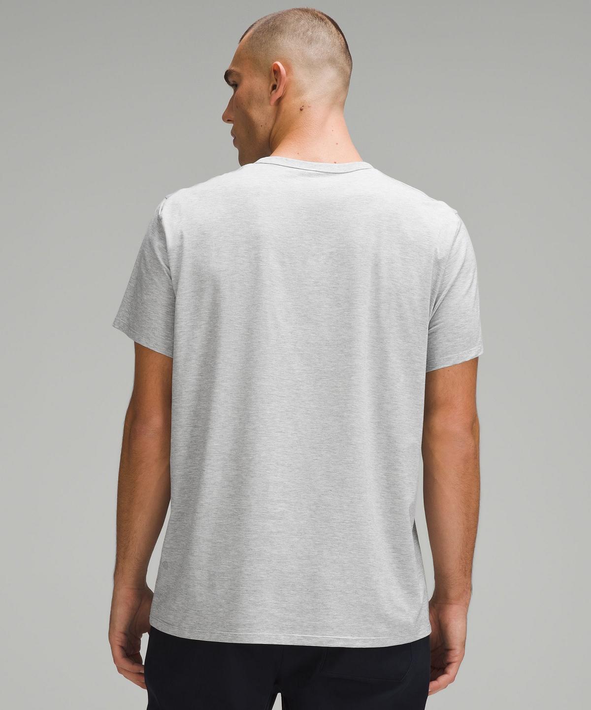 Camicie Uomo Lululemon Fundamental T-Shirt Argento | IT_LuLu53676