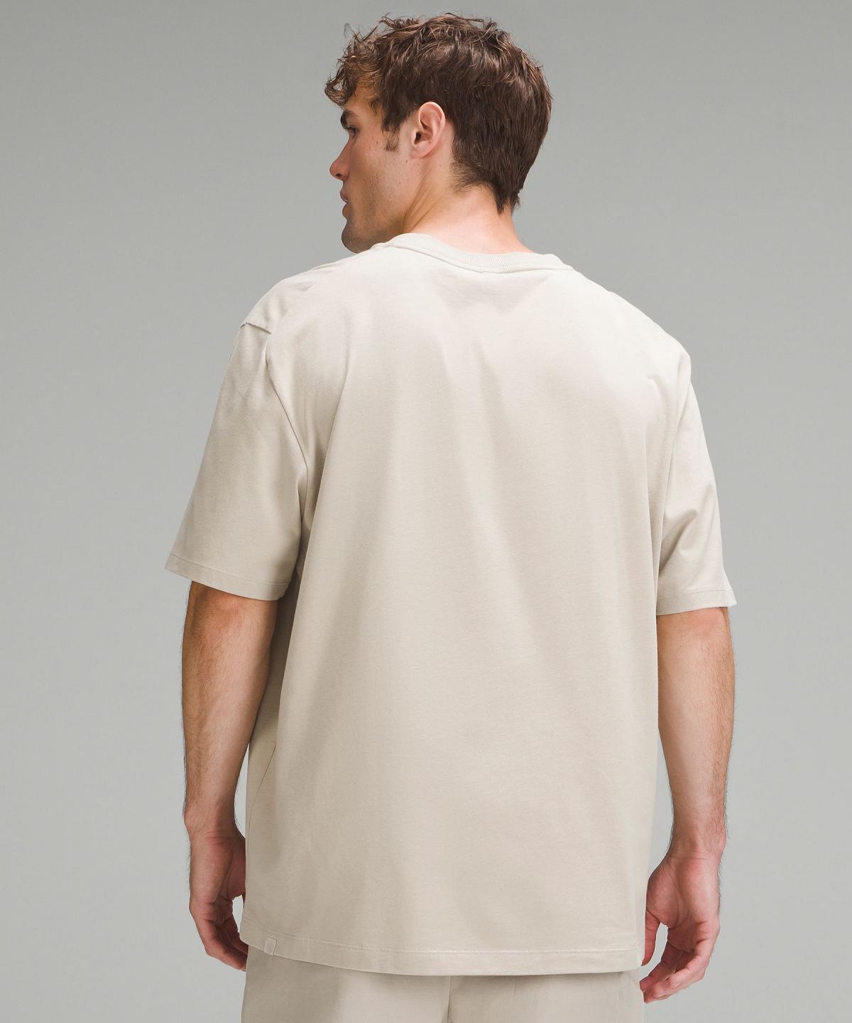 Camicie Uomo Lululemon Heavyweight Cotton Jersey T-Shirt Marroni | IT_LuLu84004