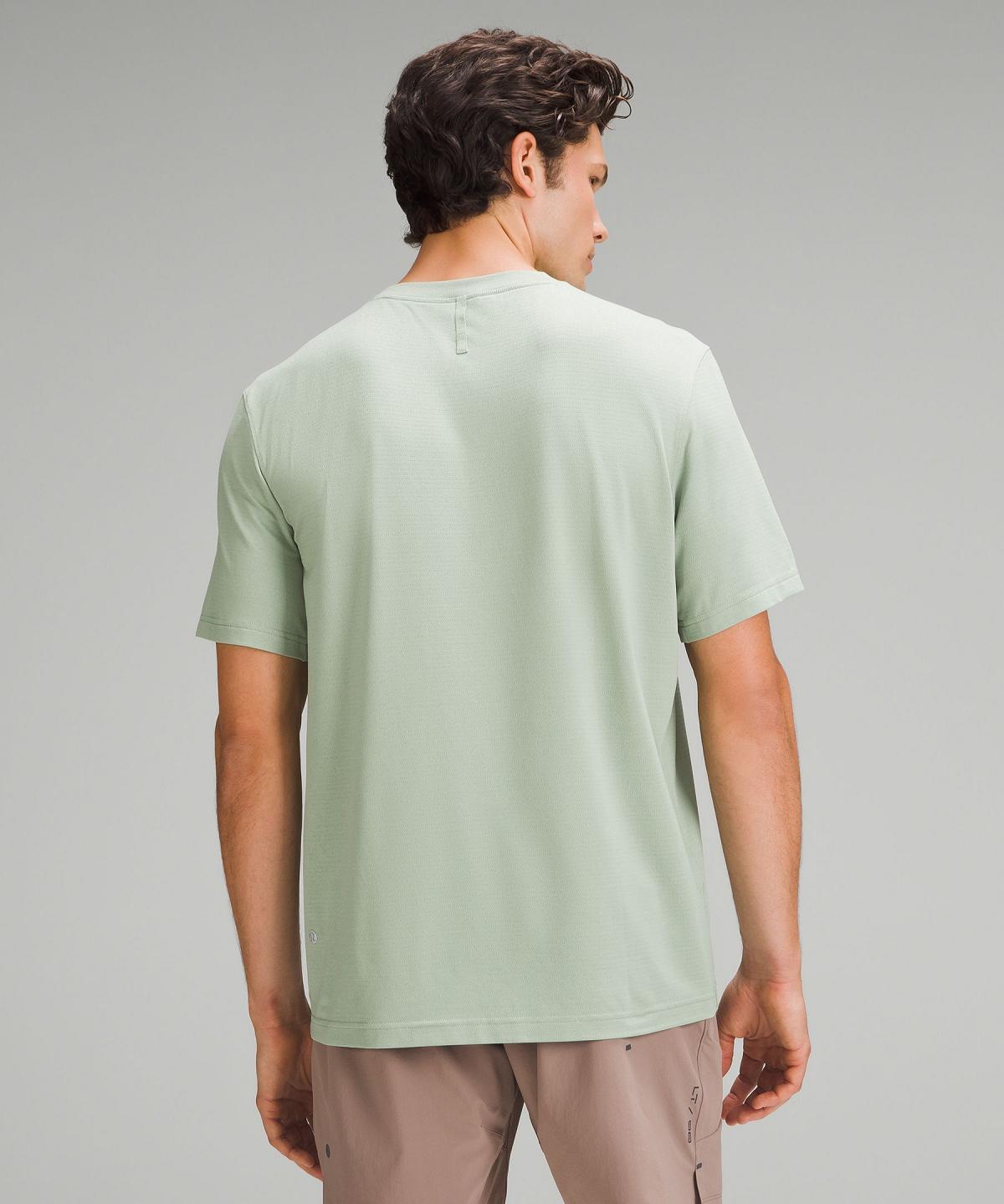 Camicie Uomo Lululemon License to Train Relaxed-Fit Short-Sleeve Verdi | IT_LuLu77022