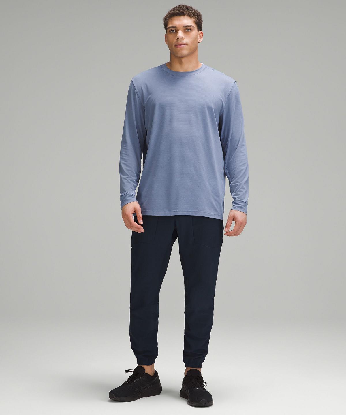 Camicie Uomo Lululemon License to Train Relaxed-Fit Long-Sleeve Blu | IT_LuLu61812