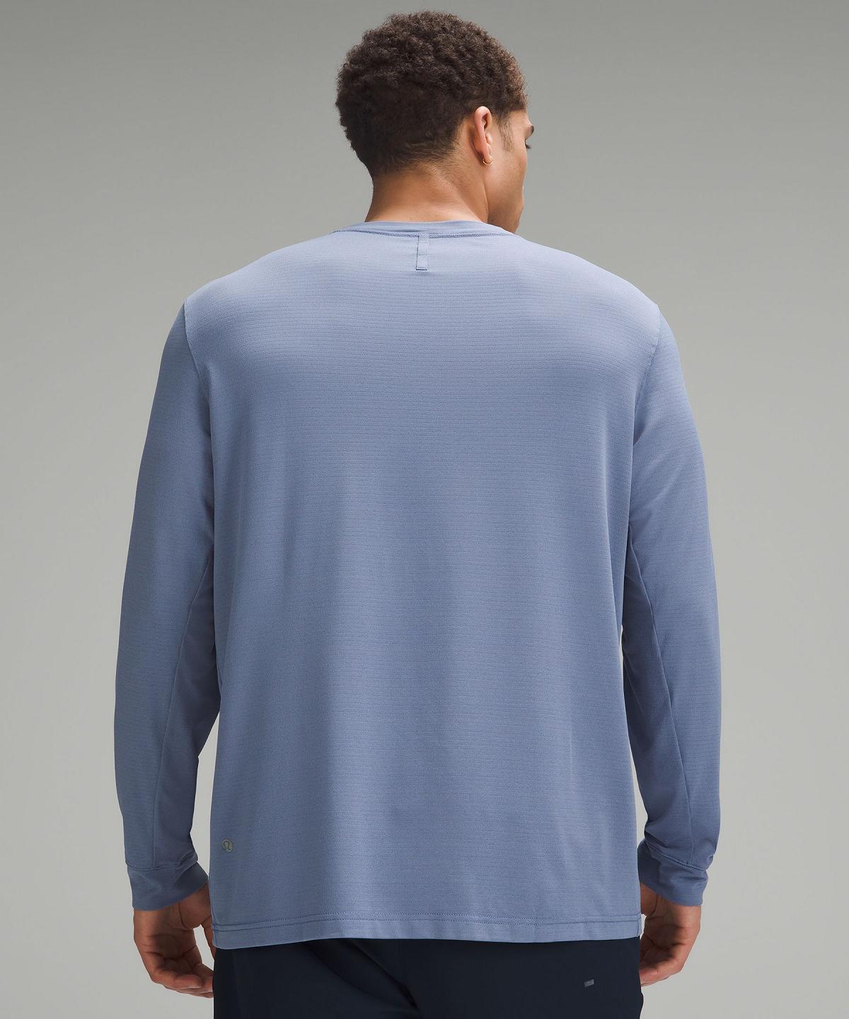 Camicie Uomo Lululemon License to Train Relaxed-Fit Long-Sleeve Blu | IT_LuLu61812