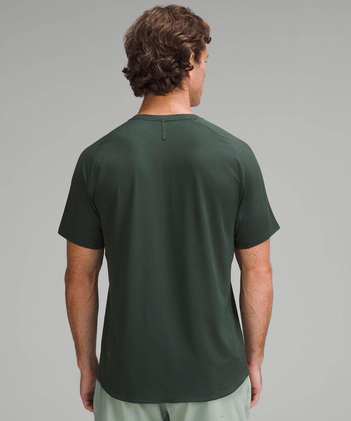 Camicie Uomo Lululemon License to Train Short-Sleeve Verdi | IT_LuLu40014