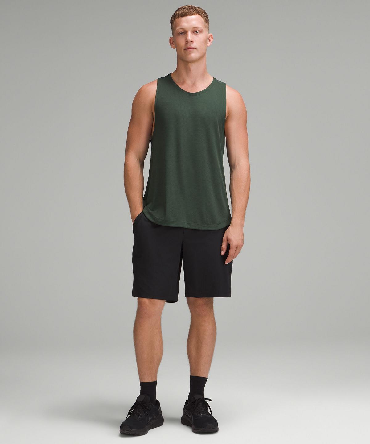 Camicie Uomo Lululemon License to Train Tank Top Verdi | IT_LuLu13563