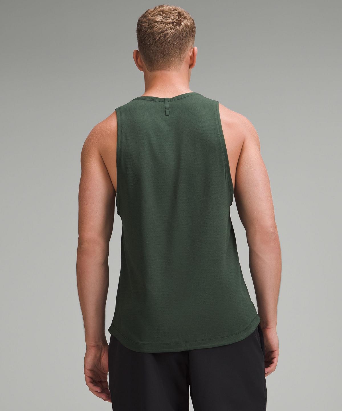 Camicie Uomo Lululemon License to Train Tank Top Verdi | IT_LuLu13563