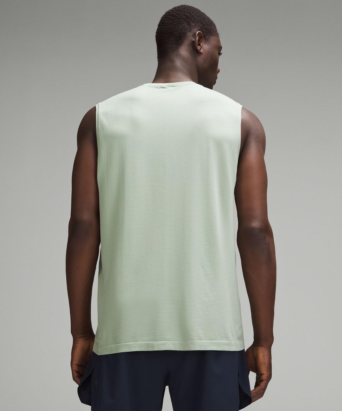 Camicie Uomo Lululemon Metal Vent Tech Sleeveless Verde Oliva | IT_LuLu92930