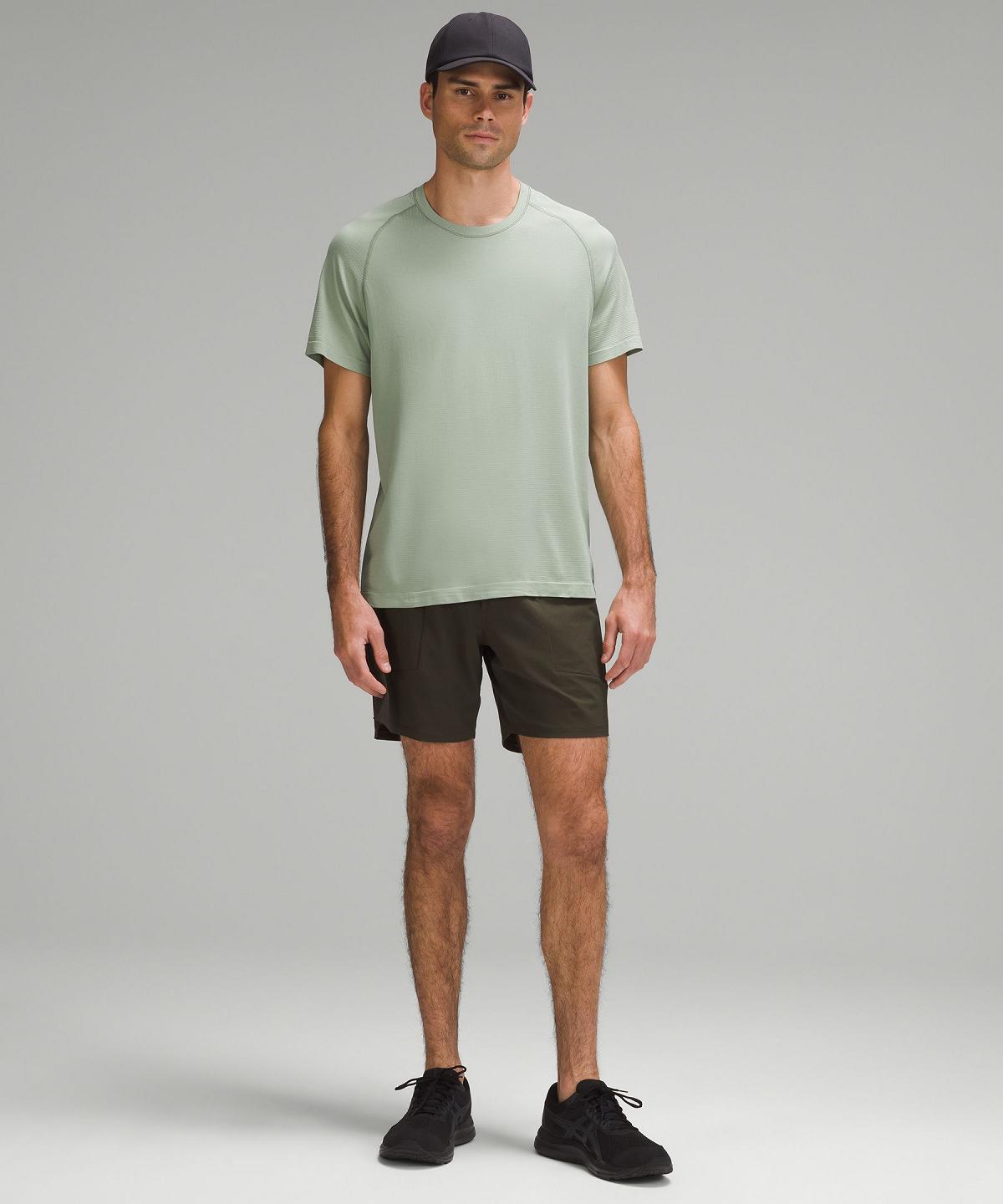 Camicie Uomo Lululemon Metal Vent Tech Short-Sleeve Verdi | IT_LuLu52173