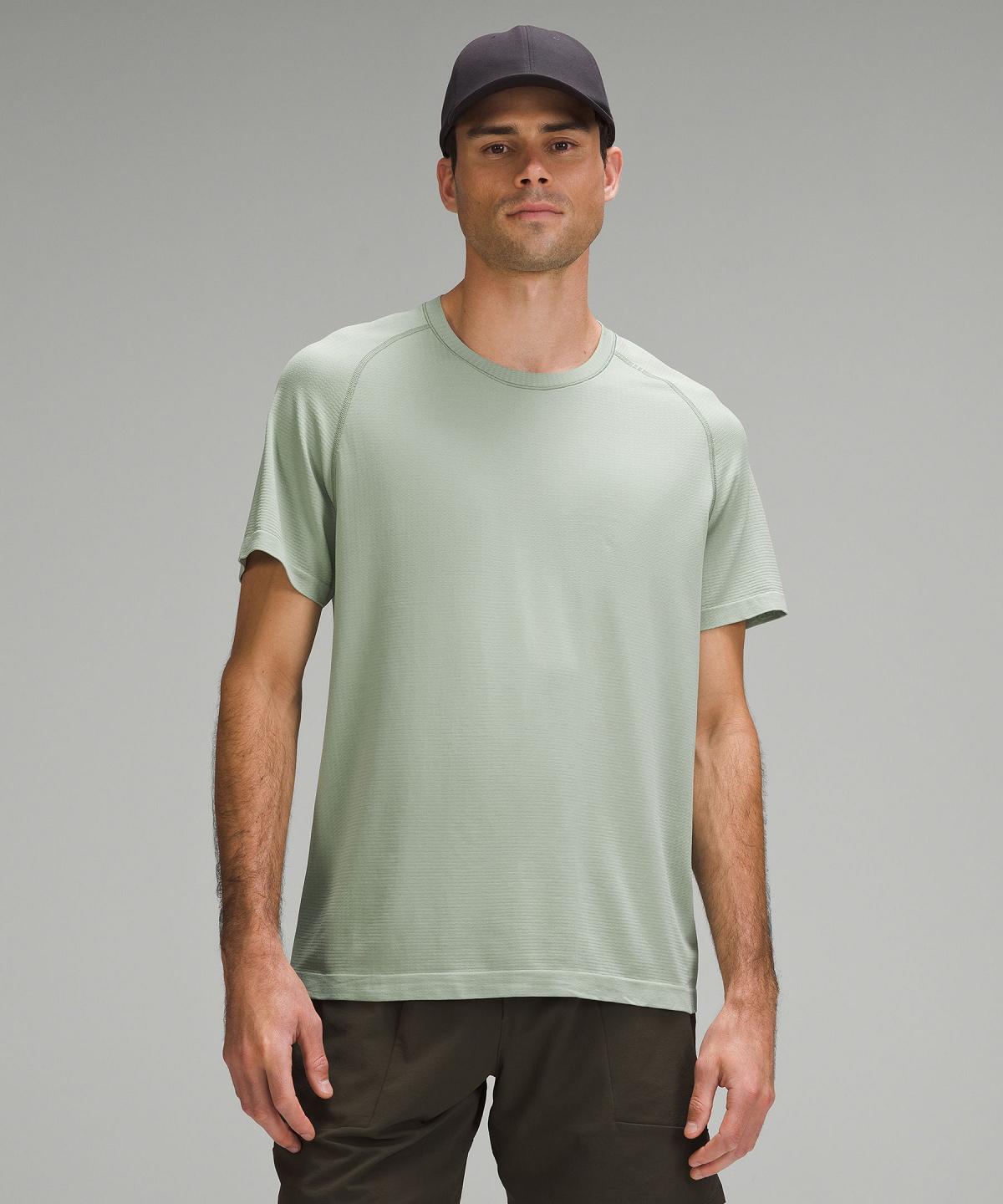 Camicie Uomo Lululemon Metal Vent Tech Short-Sleeve Verdi | IT_LuLu52173