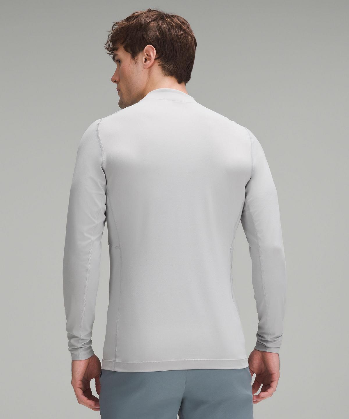 Camicie Uomo Lululemon Mockneck Golf Long-Sleeve Baselayer Argento | IT_LuLu11479