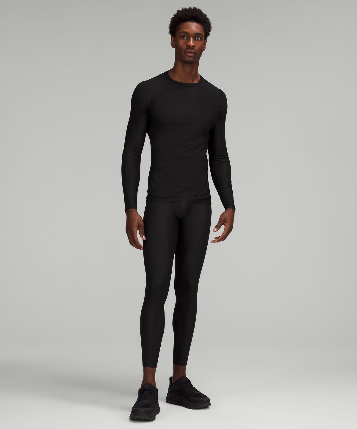 Camicie Uomo Lululemon SenseKnit Running Long-Sleeve Nere | IT_LuLu35123