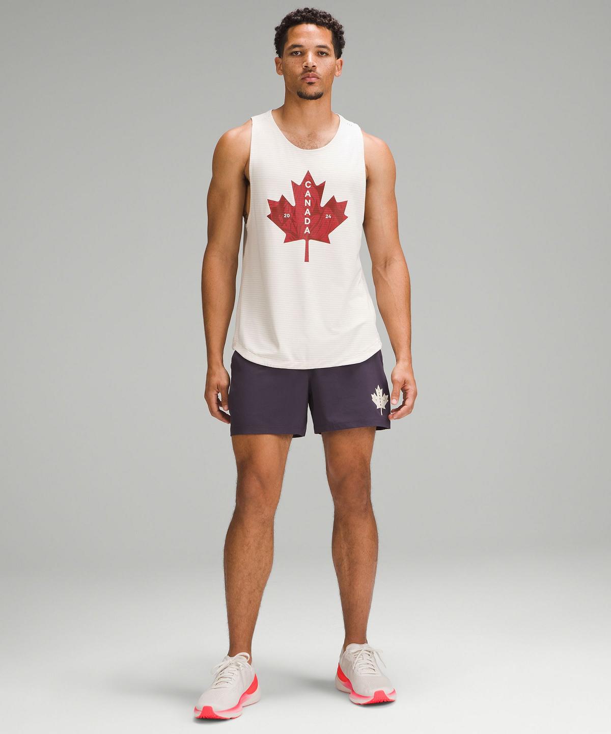 Camicie Uomo Lululemon Team Canada License to Train Sleeveless Bianche | IT_LuLu21829