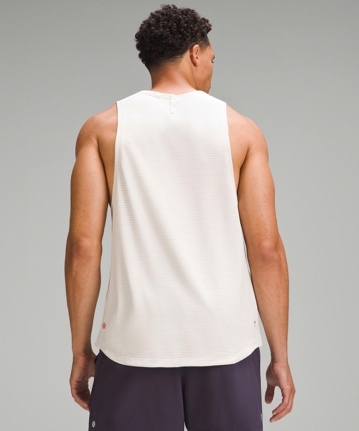 Camicie Uomo Lululemon Team Canada License to Train Sleeveless Bianche | IT_LuLu21829