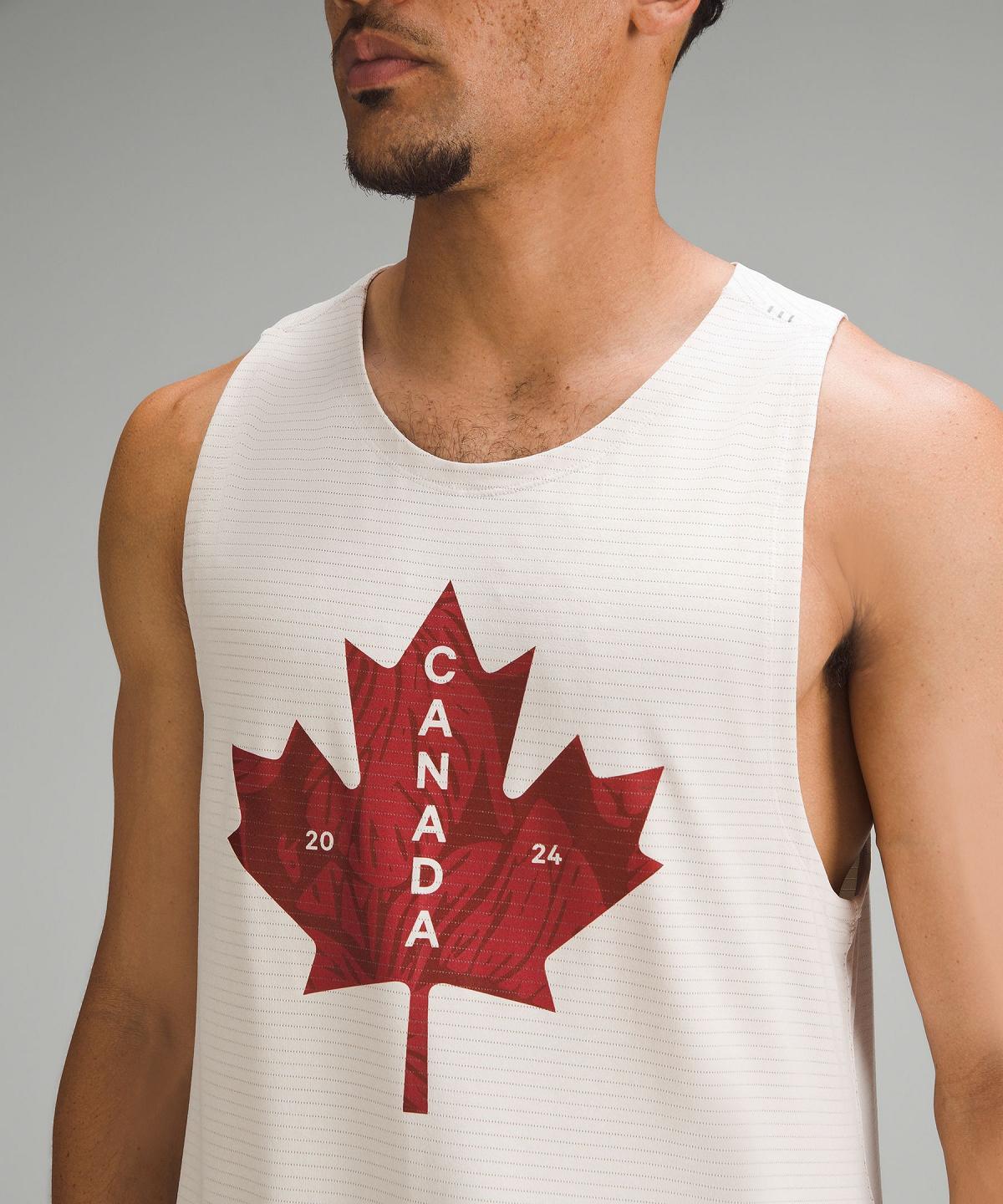 Camicie Uomo Lululemon Team Canada License to Train Sleeveless Bianche | IT_LuLu21829