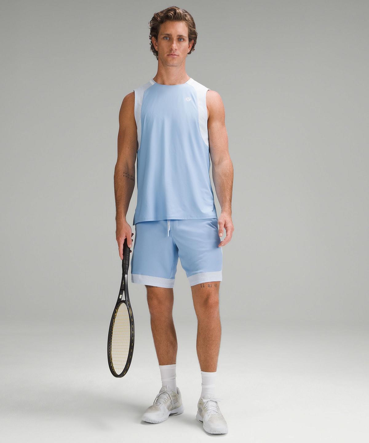 Camicie Uomo Lululemon Tennis Sleeveless Blu | IT_LuLu37732