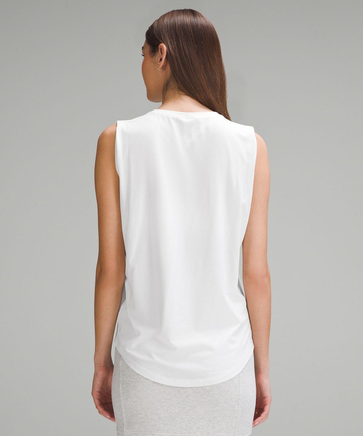 Canotta Donna Lululemon Brunswick Muscle Bianche | IT_LuLu44819