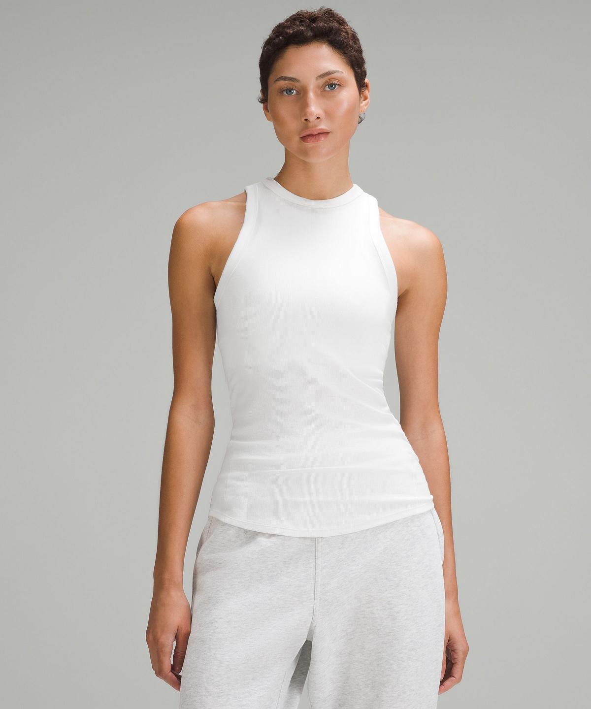 Canotta Donna Lululemon Hold Tight Bianche | IT_LuLu59630