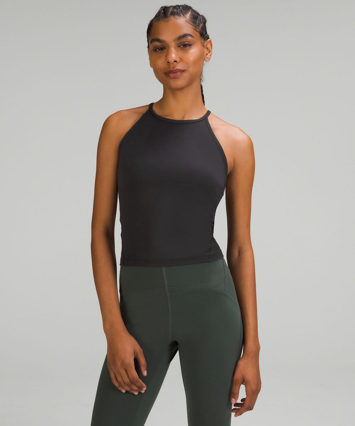 Canotta Donna Lululemon Lightweight High-Neck Yoga Nere | IT_LuLu97687