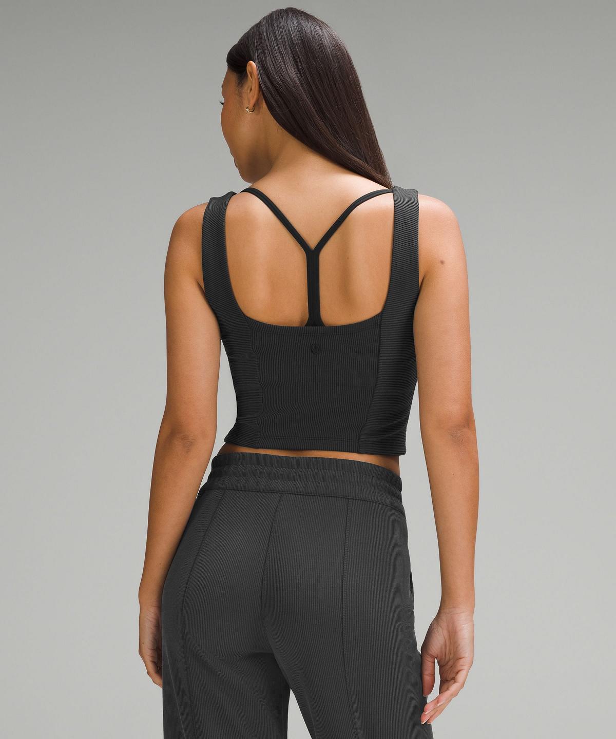 Canotta Donna Lululemon Ribbed Softstreme Sweetheart Nere | IT_LuLu27443