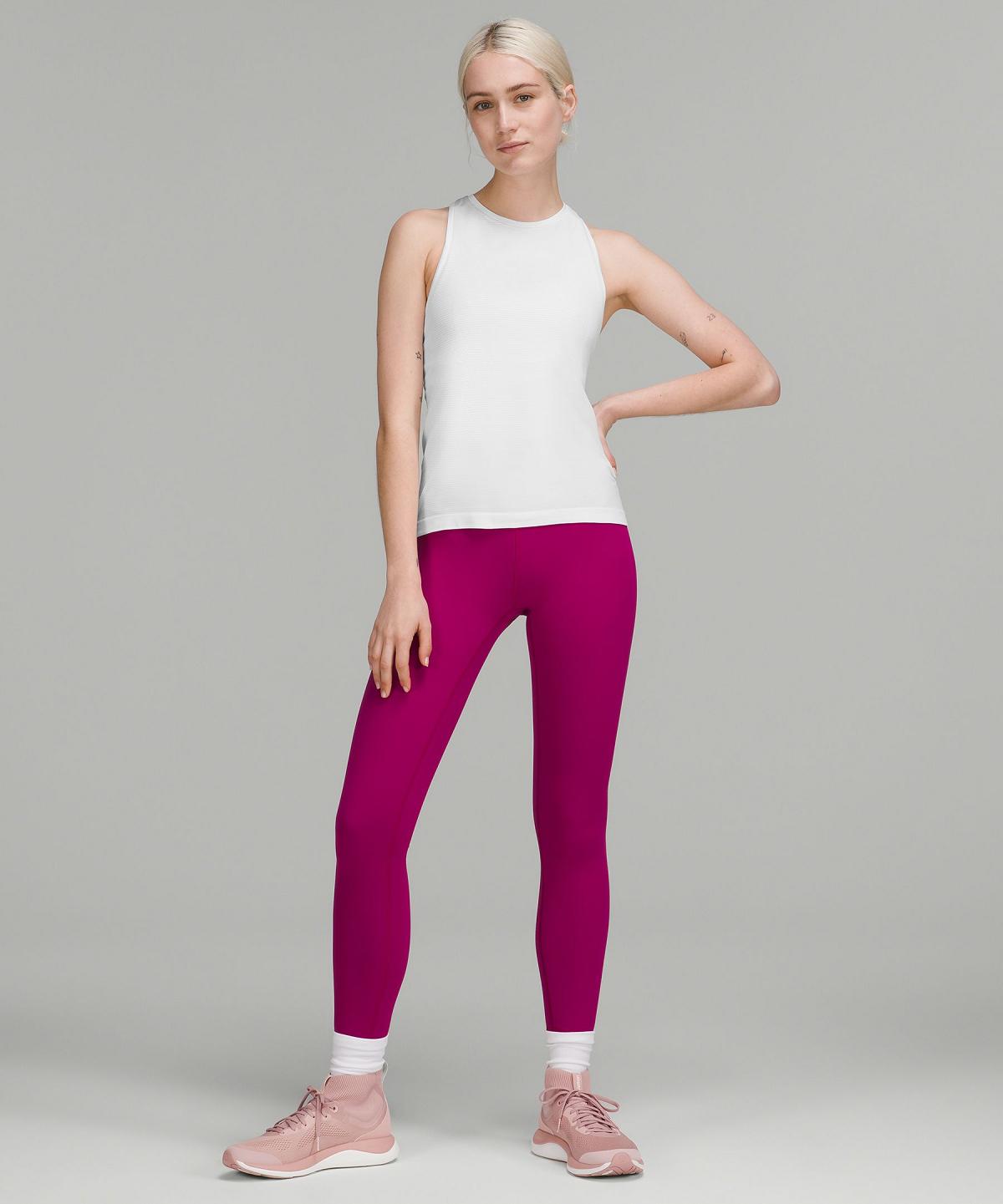 Canotta Donna Lululemon Swiftly Tech High-Neck 2.0 Bianche | IT_LuLu41172