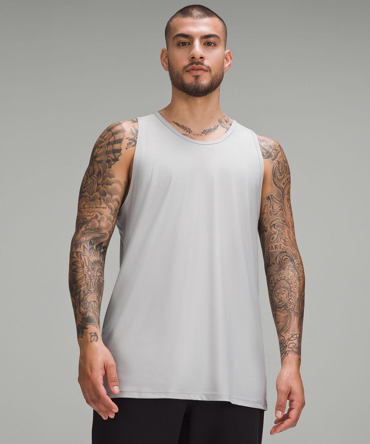 Canotta Uomo Lululemon Ultra-Soft Nulu Argento | IT_LuLu98525