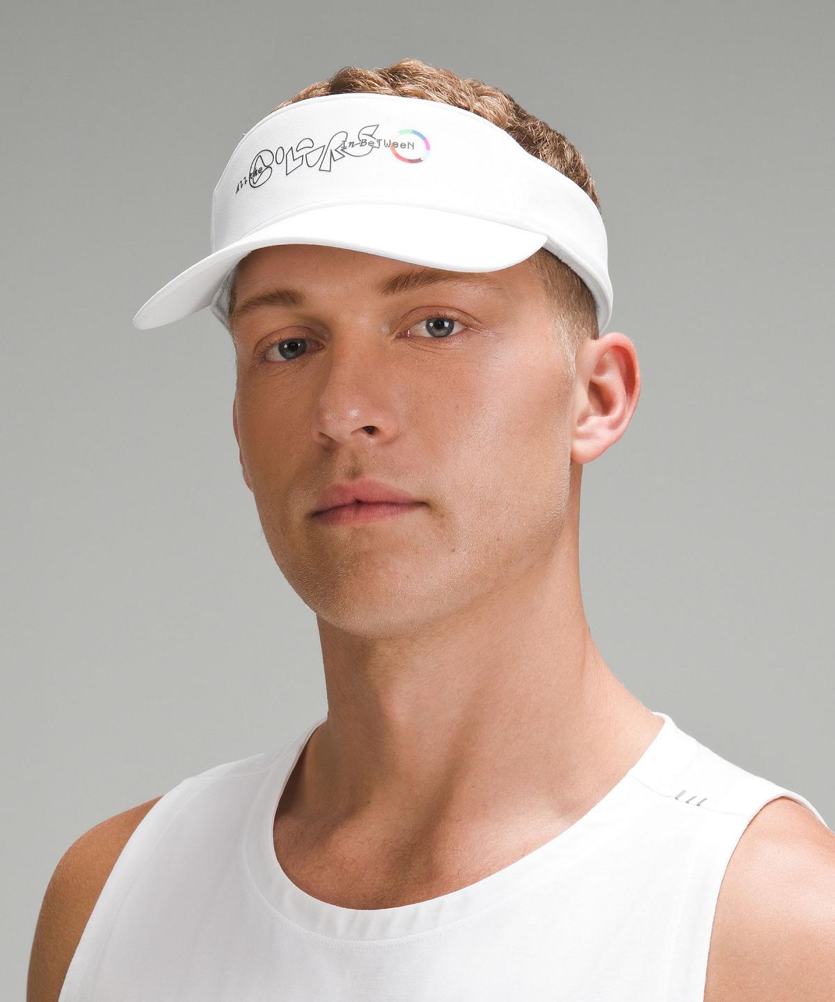 Cappelli Uomo Lululemon Removable Sweatband All-Sport Visor Bianche | IT_LuLu98303