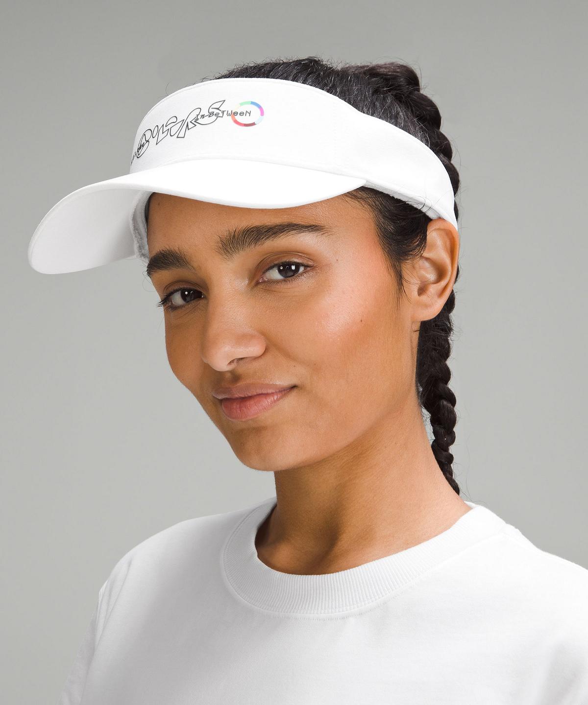 Cappelli Uomo Lululemon Removable Sweatband All-Sport Visor Bianche | IT_LuLu98303