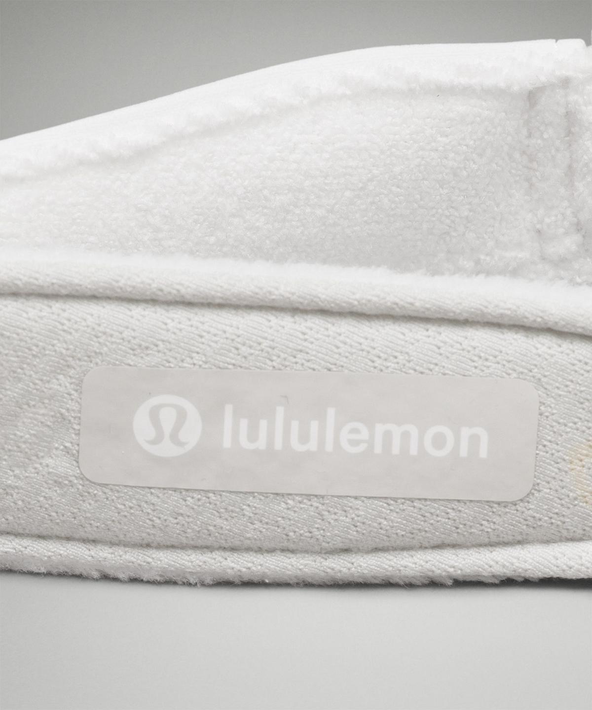 Cappelli Uomo Lululemon Removable Sweatband All-Sport Visor Bianche | IT_LuLu98303