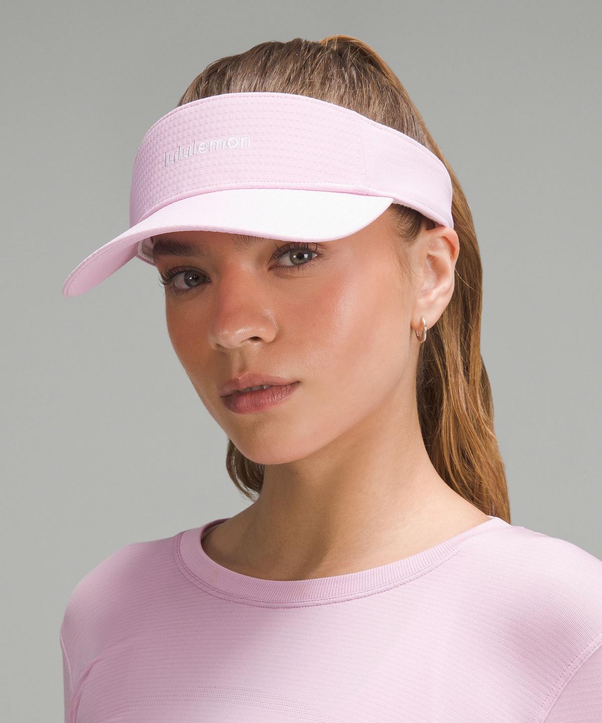 Cappelli Uomo Lululemon Removable Sweatband All-Sport Visor Rosa | IT_LuLu29776