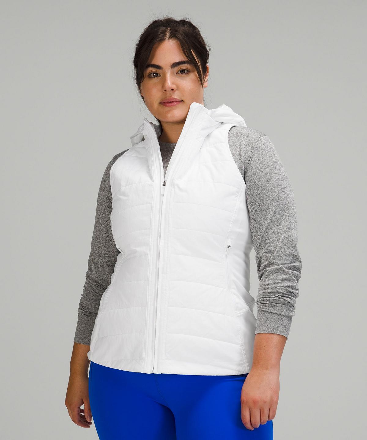 Cappotti E Giacche Donna Lululemon Another Mile Vest Bianche | IT_LuLu55066