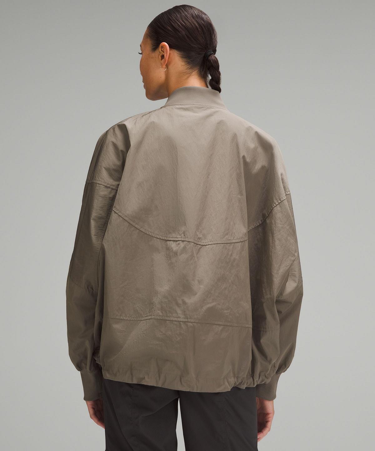 Cappotti E Giacche Donna Lululemon Lightweight Hem-Cinch Bomber Grigie | IT_LuLu74061