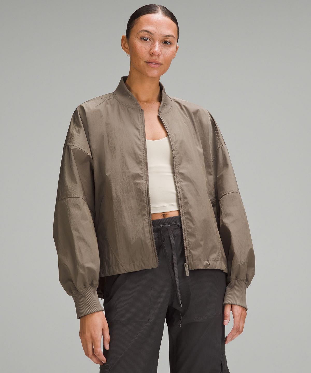 Cappotti E Giacche Donna Lululemon Lightweight Hem-Cinch Bomber Grigie | IT_LuLu74061