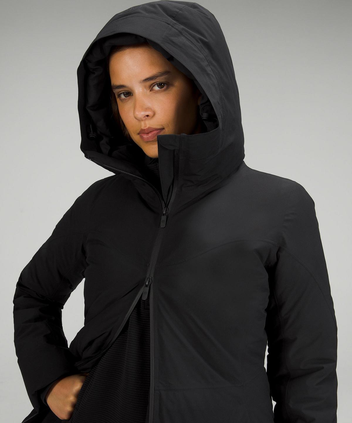 Cappotti E Giacche Donna Lululemon Sleet Street Long Nere | IT_LuLu51217