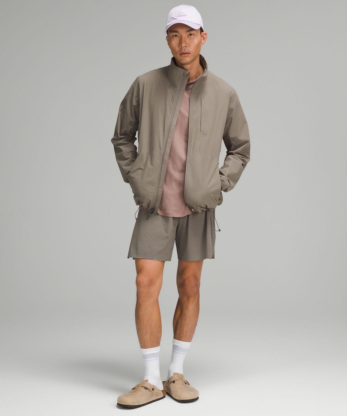 Cappotti E Giacche Uomo Lululemon Sojourn Windbreaker Khaki | IT_LuLu28516