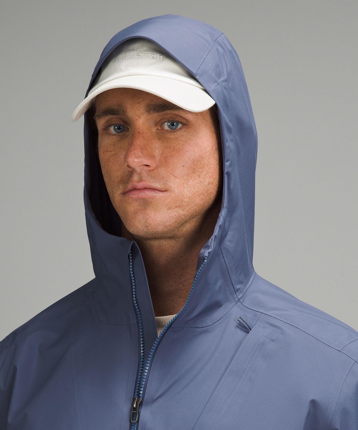 Cappotti E Giacche Uomo Lululemon Waterproof Full-Zip Rain Blu | IT_LuLu94723