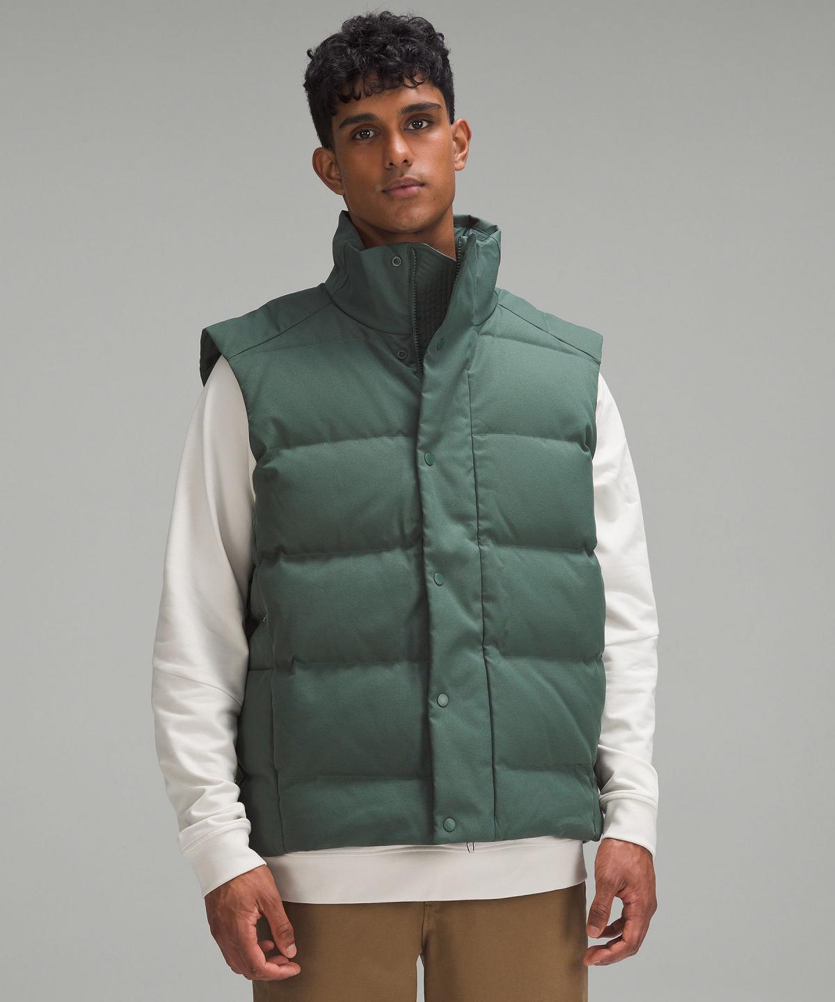 Cappotti E Giacche Uomo Lululemon Wunder Puff Vest Verdi | IT_LuLu25180