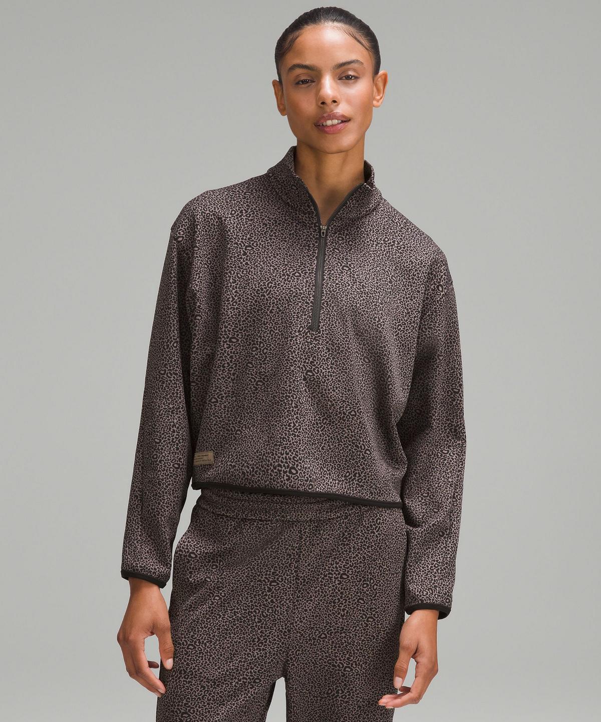 Felpe Con Cappuccio E Maglioni Donna Lululemon Double-Knit Jacquard Half Zip Nere | IT_LuLu61208