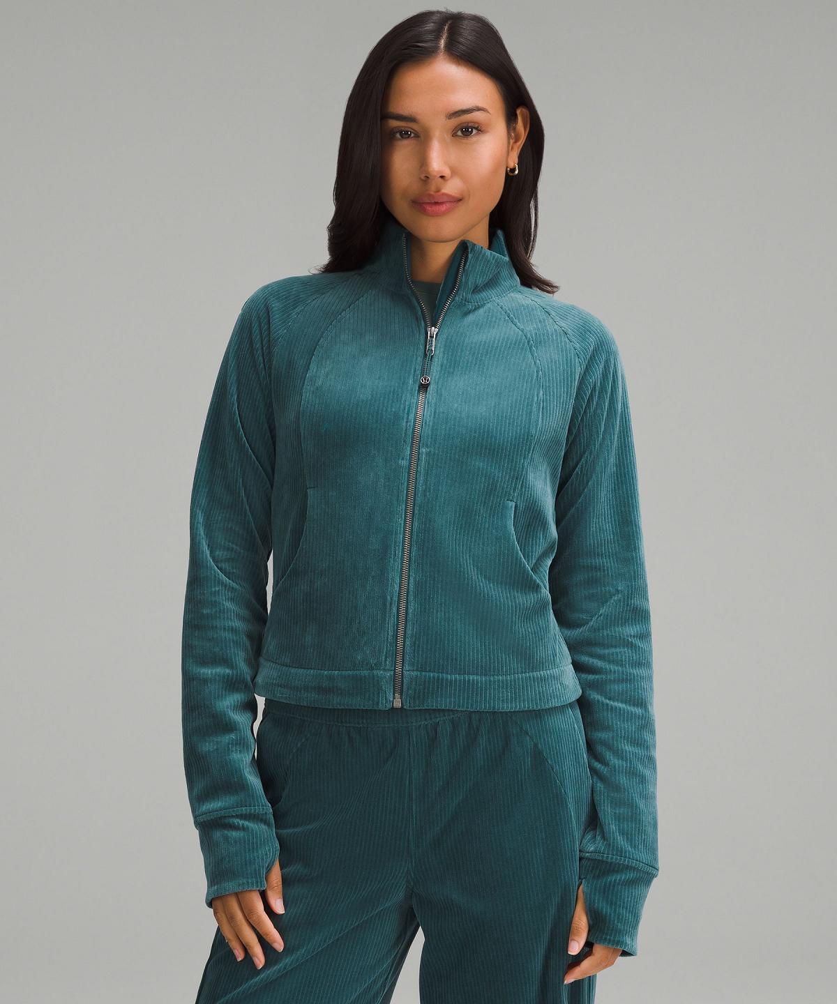 Felpe Con Cappuccio E Maglioni Donna Lululemon Scuba Track Verde Acqua | IT_LuLu39320